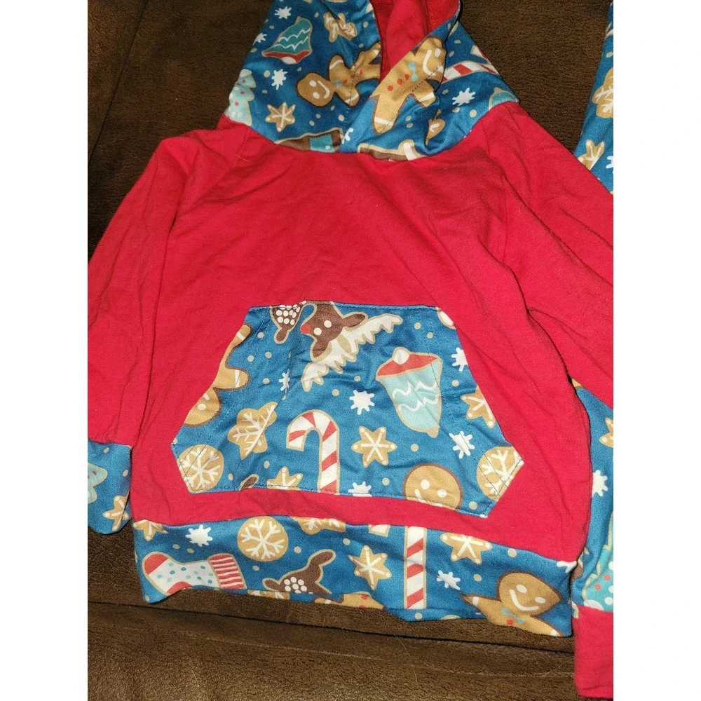 Boutique Christmas holiday‎ outfit snowman candy cane size 90 2t